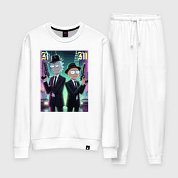 Женский костюм Рик и Морти крутые гангстеры - нейроарт