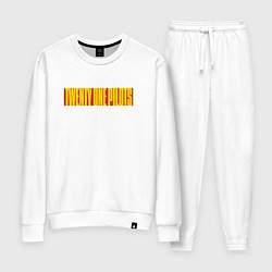 Костюм хлопковый женский Twenty one pilots - color logo, цвет: белый