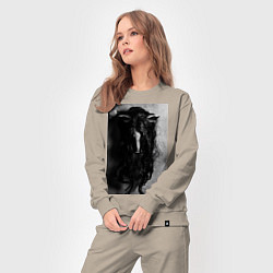 Костюм хлопковый женский Пила 8, цвет: миндальный — фото 2