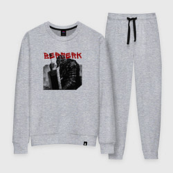 Костюм хлопковый женский Берсерк Гатс с мечом, цвет: меланж
