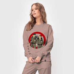 Костюм хлопковый женский X busters, цвет: пыльно-розовый — фото 2