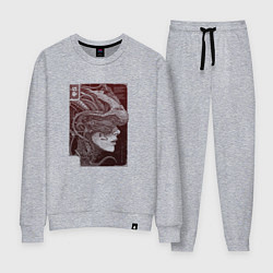 Женский костюм Андроид в кибернетическом шлеме