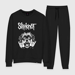 Костюм хлопковый женский Slipknot rock dog, цвет: черный