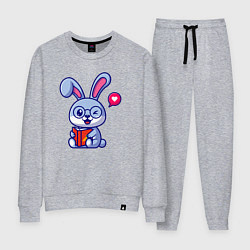 Женский костюм Читающий зайка