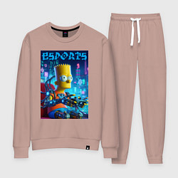 Женский костюм Cyber Bart Simpson - esport