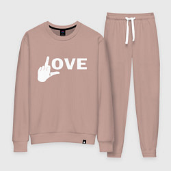 Женский костюм Love - fuck