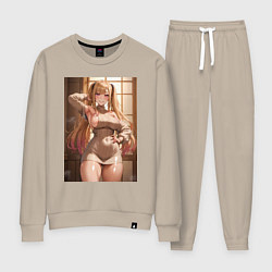 Костюм хлопковый женский Marin Kitagawa: Senpai, цвет: миндальный