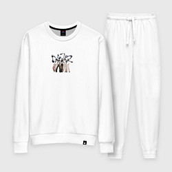 Костюм хлопковый женский Njz new, цвет: белый