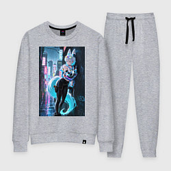 Женский костюм Лиса наемник в стиле Cyberpunk