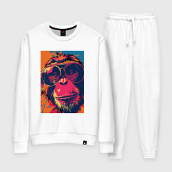 Женский костюм Обезьяна в очках big pop art