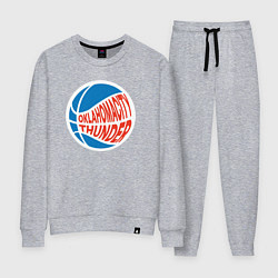 Костюм хлопковый женский Oklahoma Thunder, цвет: меланж