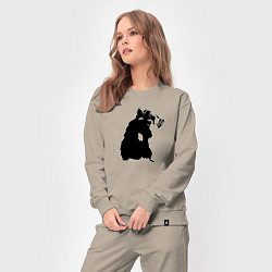 Костюм хлопковый женский Gas rat, цвет: миндальный — фото 2