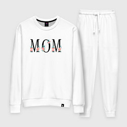 Женский костюм Надпись мама на английском