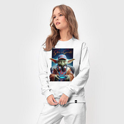 Костюм хлопковый женский Star eSports - Yoda, цвет: белый — фото 2