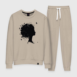 Женский костюм Girl flowers