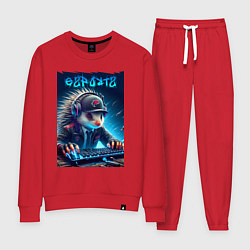 Женский костюм Дикобраз командный игрок - неоновое свечение