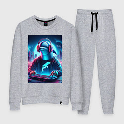 Женский костюм Dolphin is esports player - ai art fantasy