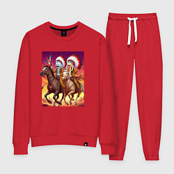 Женский костюм Индейцы Рик и Морти скачут на лошадях