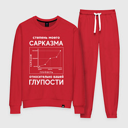 Женский костюм График сарказма