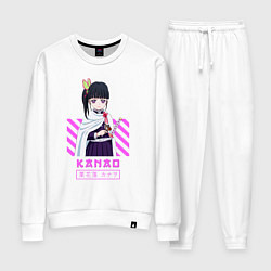 Костюм хлопковый женский Клинок рассекающий демонов Kanao, цвет: белый