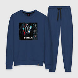 Женский костюм Крик с телефоном