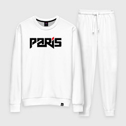 Костюм хлопковый женский City Paris, цвет: белый