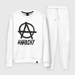 Костюм хлопковый женский Анархист, цвет: белый