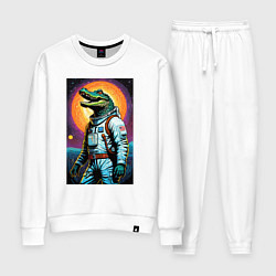 Женский костюм Крокодил бравый космонавт - нейроарт