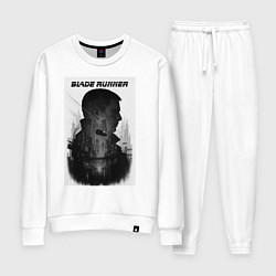 Костюм хлопковый женский Blade runner 1982, цвет: белый