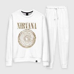 Костюм хлопковый женский Nirvana Circles of hell, цвет: белый