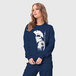 Костюм хлопковый женский Один из 300 спартанцев, цвет: тёмно-синий — фото 2