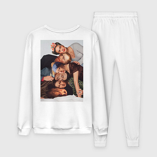 Женский костюм Друзья художники how you doin / Белый – фото 2