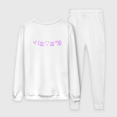 Женский костюм Милые, японские смайлы / Белый – фото 2