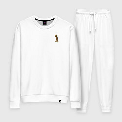 Костюм хлопковый женский Кобе Брайант номер 8, цвет: белый