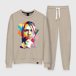 Костюм хлопковый женский Kurt Cobain: Colors, цвет: миндальный