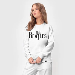 Костюм хлопковый женский The Beatles, цвет: белый — фото 2