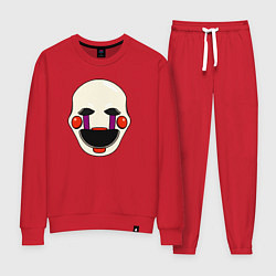 Костюм хлопковый женский Puppet FNAF Марионетка, цвет: красный