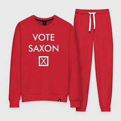 Костюм хлопковый женский Vote Saxon, цвет: красный