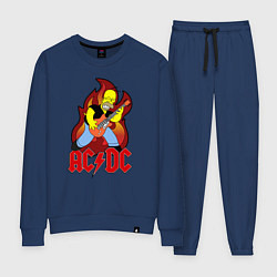 Костюм хлопковый женский AC/DC Homer, цвет: тёмно-синий