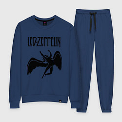 Костюм хлопковый женский Led Zeppelin Swan, цвет: тёмно-синий