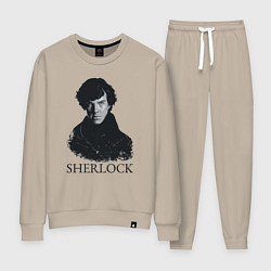 Костюм хлопковый женский Sherlock Art, цвет: миндальный
