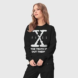 Костюм хлопковый женский X-Files: Truth is out there, цвет: черный — фото 2