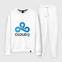 Костюм хлопковый женский Cloud9, цвет: белый