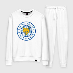 Костюм хлопковый женский Leicester City FC, цвет: белый