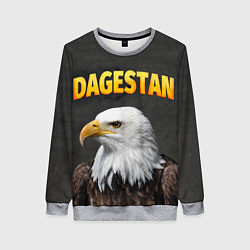 Свитшот женский Dagestan Eagle, цвет: 3D-меланж