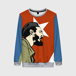 Свитшот женский Куба, цвет: 3D-меланж