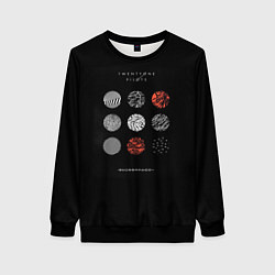Свитшот женский Twenty one pilots: Blurrveace, цвет: 3D-черный