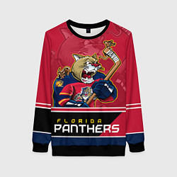 Свитшот женский Florida Panthers, цвет: 3D-черный