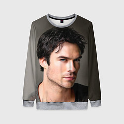 Свитшот женский Ian Somerhalder, цвет: 3D-меланж