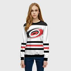 Свитшот женский Carolina Hurricanes, цвет: 3D-черный — фото 2